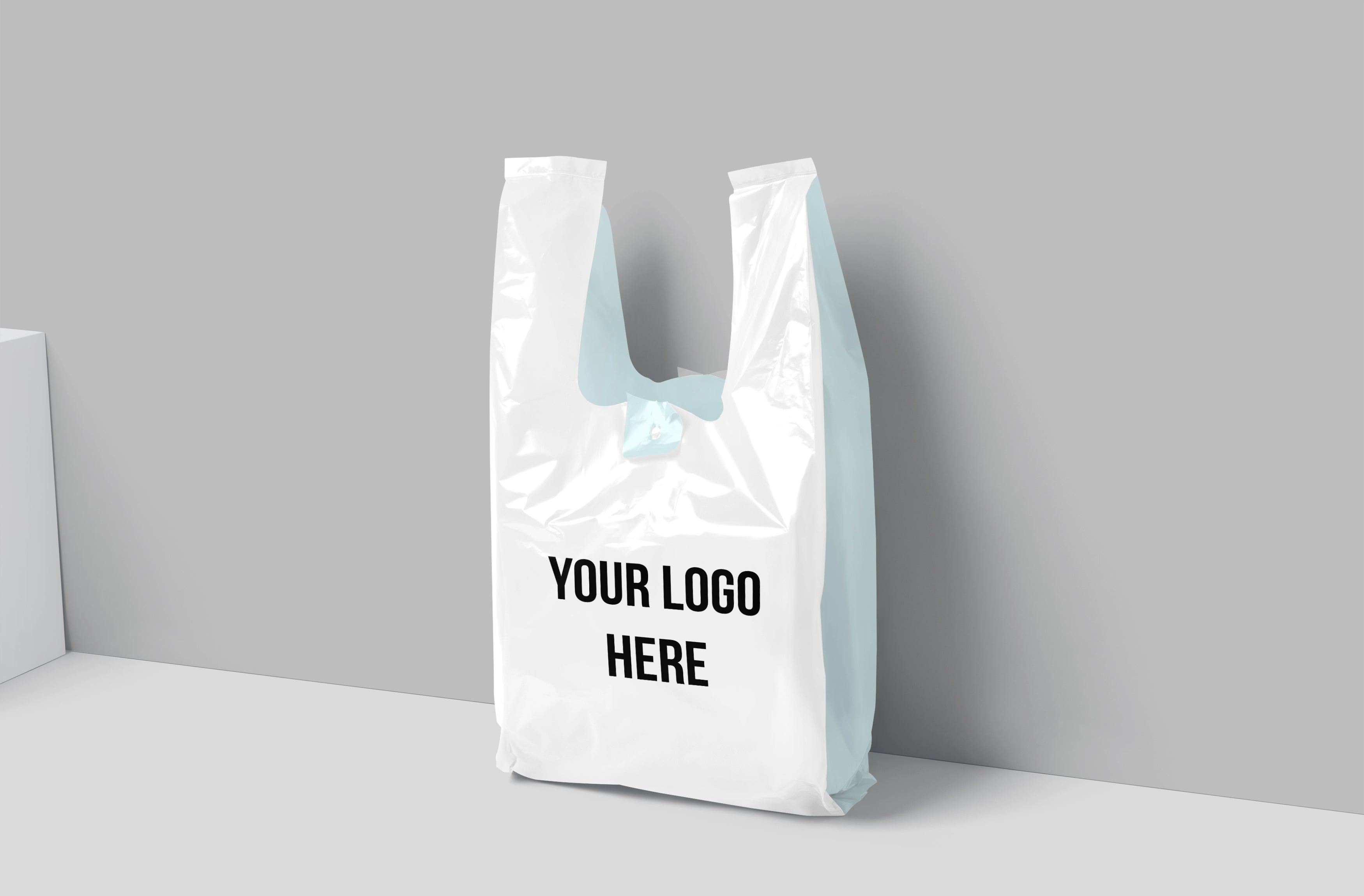 Plastic bags with your logo best sale