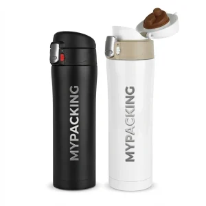 Auto-Lid Stainless Steel Travel Mug