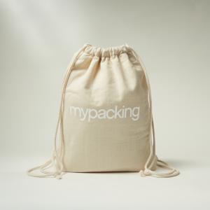 Drawstring Cotton Backpack