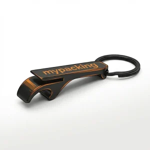 Metal Bottle Opener Keyring
