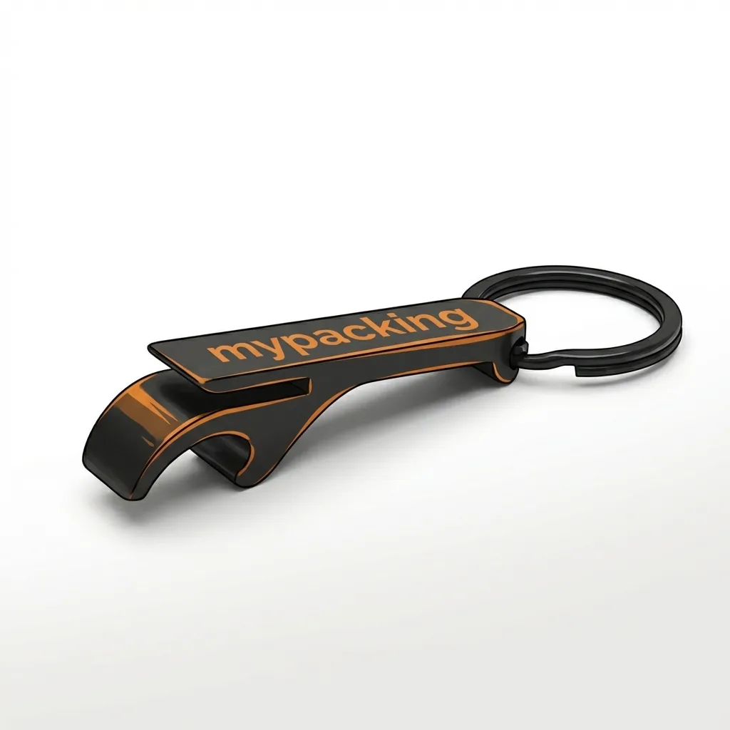 Metal Bottle Opener Keyring