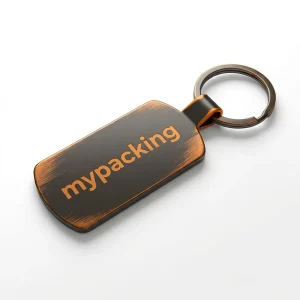 Metal Tag Keyring