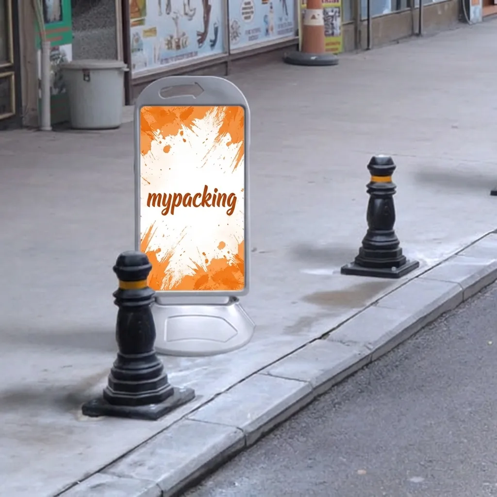 Pavement Bollard Sign